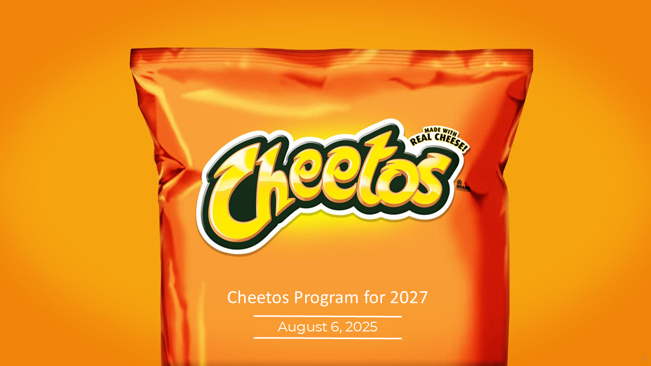 Screenshot of Cheetos Brand Strategy